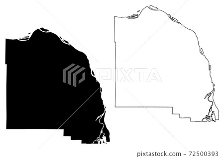 Columbia County, Oregon State (U.S. county,... - Stock Illustration ...
