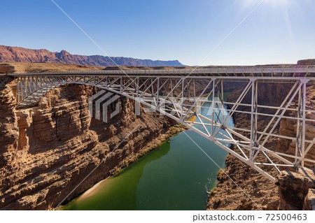 Sunny view of the Navajo Bridge Sunny view of the Navajo Bridge 72500463