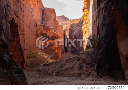 Beautiful landscape around Buckskin Gulch slot canyon Beautiful landscape around Buckskin Gulch slot canyon 72500851