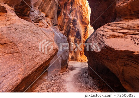 Beautiful landscape around Buckskin Gulch slot canyon 72500855