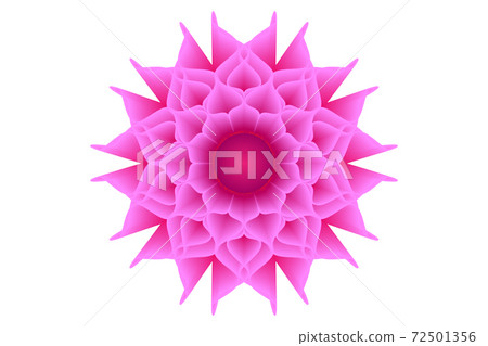 Pink flower 72501356