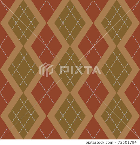 Argyle pattern seamless 72501794