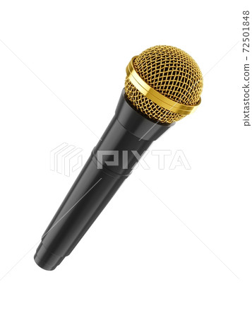 3d rendering microphone isolated on white background 3d rendering microphone isolated on white background 72501848