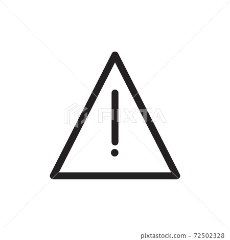 Isolated alert icon Isolated alert icon 72502328