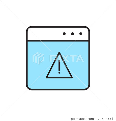 Isolated window icon Isolated window icon 72502331