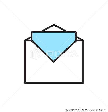 Isolated mail icon 72502334