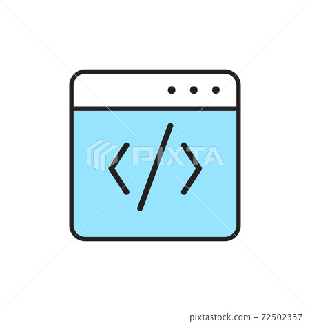 Isolated program icon Isolated program icon 72502337