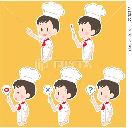 Chef pointer set - Stock Illustration [72505884] - PIXTA