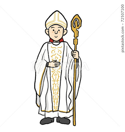 Priest illustration - Stock Illustration [72507100] - PIXTA