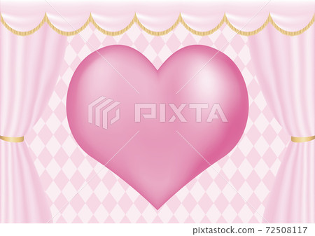 White day gift heart curtain three-dimensional background copy space illustration material White day gift heart curtain three-dimensional background copy space illustration material 72508117
