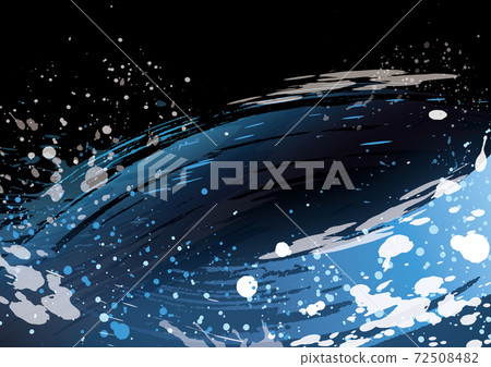 畫筆飛濺,宛如戰鬥場景 畫筆飛濺,宛如戰鬥場景 72508482