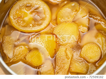 Making ginger syrup Making ginger syrup 72509182