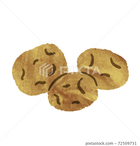 Watercolor style potato illustration material Watercolor style potato illustration material 72509731