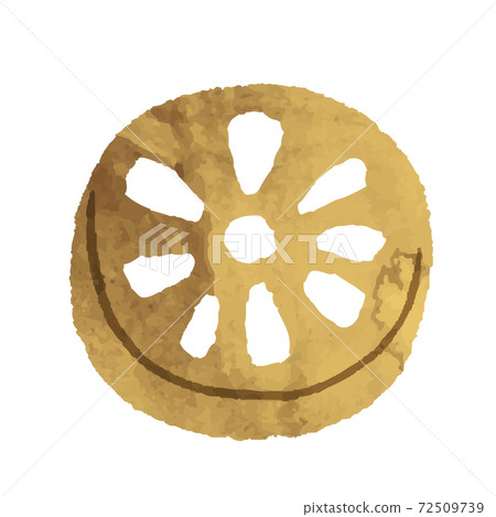 Illustration material of watercolor style lotus root Illustration material of watercolor style lotus root 72509739