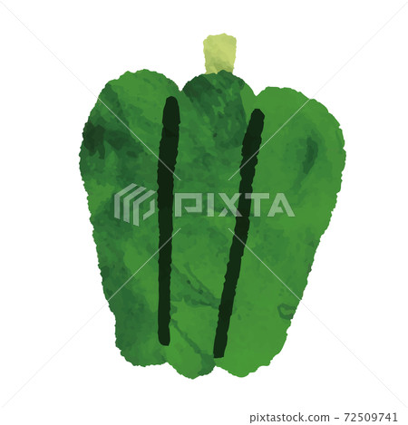 水彩風格辣椒的插圖素材 水彩風格辣椒的插圖素材 72509741