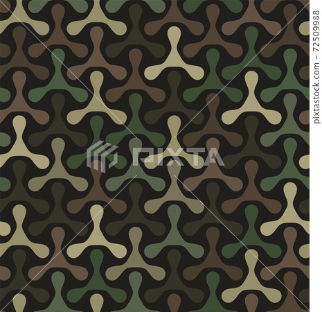 Texture military camouflage seamless pattern. Abstract army vector illustration Texture military camouflage seamless pattern. Abstract army vector illustration 72509988