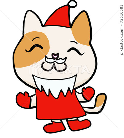 Santa Claus cat Santa Claus cat 72510593