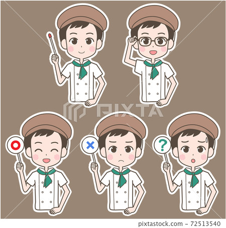 Pastry chef pointer set - Stock Illustration [72513540] - PIXTA
