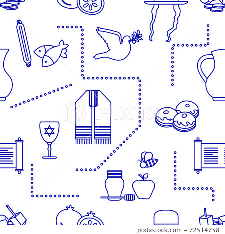 Vector Jewish Holiday Israel Traditional Festive Vector Jewish Holiday Israel Traditional Festive 72514758