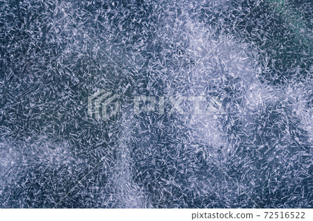 Ice frozen winter textured cold blue north background 72516522