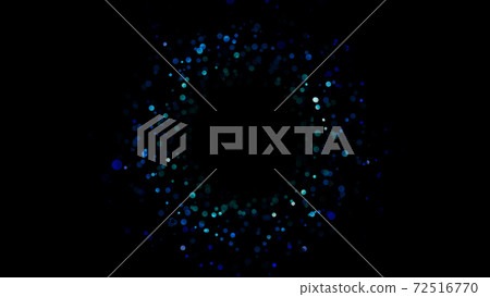 CG party sphere that spreads in a circle 72516770