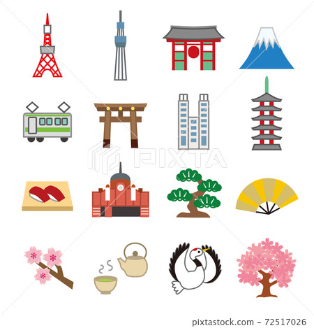 東京日本圖標集 72517026