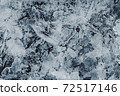Ice frozen winter textured cold blue north background 72517146