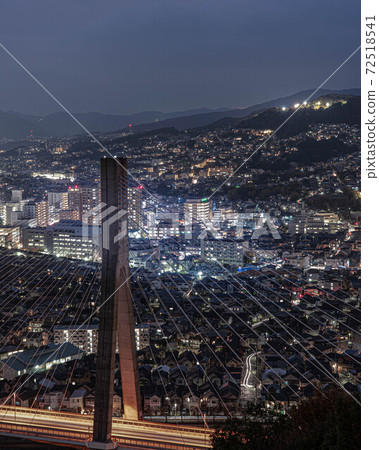 Night view of Kawanishinoseguchi seen from Shubodai 72518541