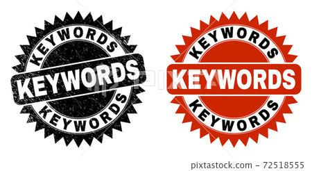 KEYWORDS Black Rosette Stamp Seal with Distress Style KEYWORDS Black Rosette Stamp Seal with Distress Style 72518555