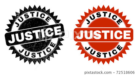 JUSTICE Black Rosette Watermark with Grunge Texture JUSTICE Black Rosette Watermark with Grunge Texture 72518606