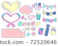 Valentine material set 72520646