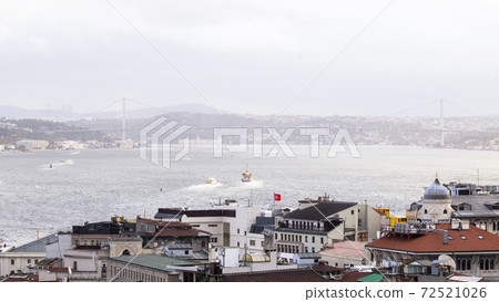 Bosphorus strait, cloudy weather, Istanbul, Turkey Bosphorus strait, cloudy weather, Istanbul, Turkey 72521026