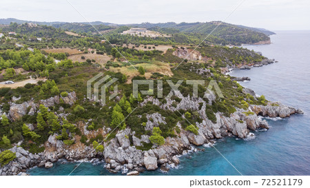 Aegean sea coast of Greece Aegean sea coast of Greece 72521179