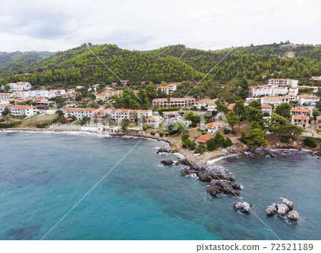 Aegean sea coast of Greece, Loutra Aegean sea coast of Greece, Loutra 72521189