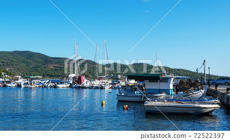 Sea port in Neos Marmaras, Greece 72522397