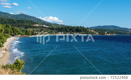 Aegean sea coast of Greece 72522408