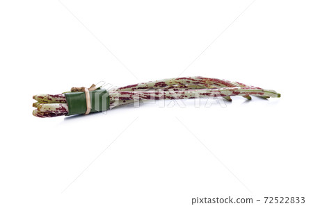 Yard long bean isolated on the white background. Yard long bean isolated on the white background. 72522833