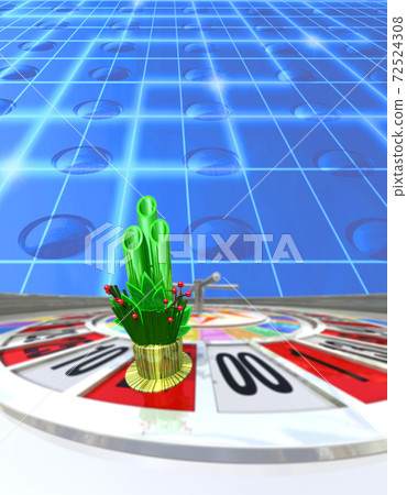 Roulette which the New Year Kadomatsu occupies Roulette which the New Year Kadomatsu occupies 72524308