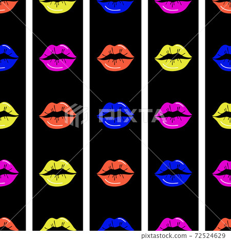 Lips seamless pattern Lips seamless pattern 72524629