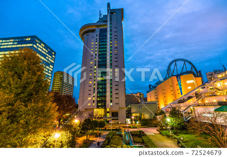 Tokyo cityscape landscape in Japan Looking over Bunkyo Ward Office 72524679