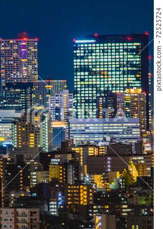 從文京區市民中心展望台眺望東京的夜景 72525724