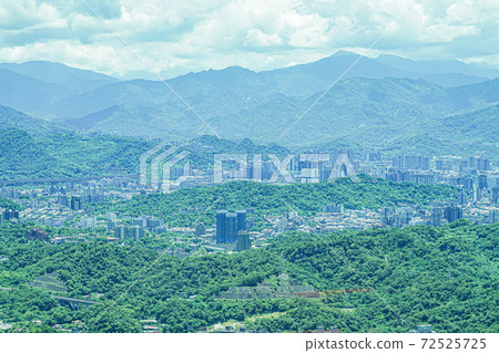 從台北101看的台北市容和藍天 從台北101看的台北市容和藍天 72525725