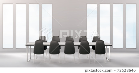 Boardroom with furniture, empty conference room 72528640
