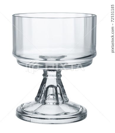 Glass transparent bowl isolated on white background Glass transparent bowl isolated on white background 72531185