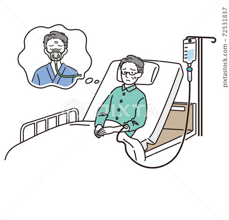 老人考慮延長壽命的治療 72531837