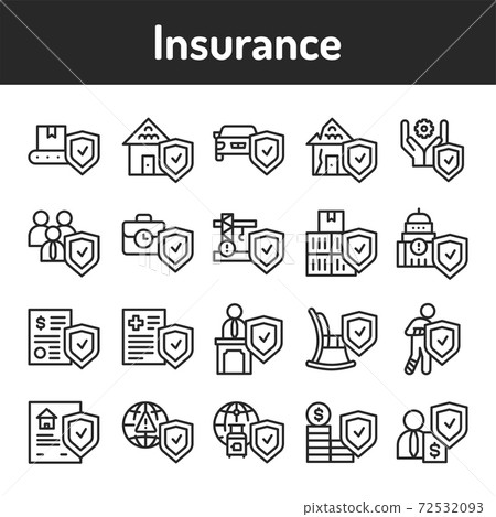 Funeral services color line icons set. Isolated vector element. 72532093