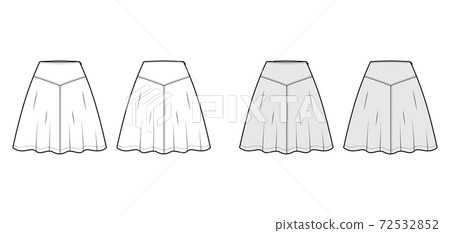 Yoke Waist Skirt  Etsy