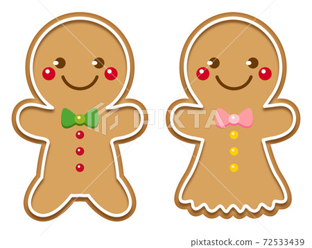 Illustration material of ginger cookie - Stock Illustration [72533439 ...