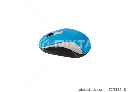 Computer wireless mouse isolated on a white background Computer wireless mouse isolated on a white background 72533848
