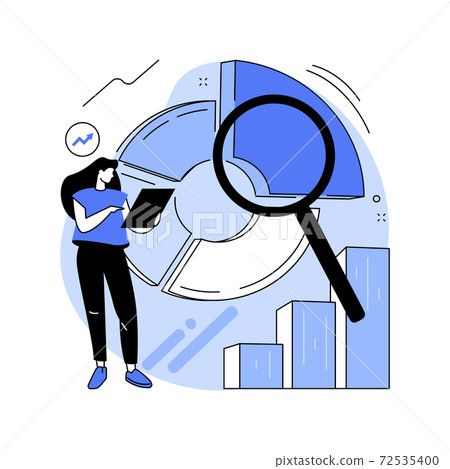 Competitive analysis abstract concept vector illustration. 72535400